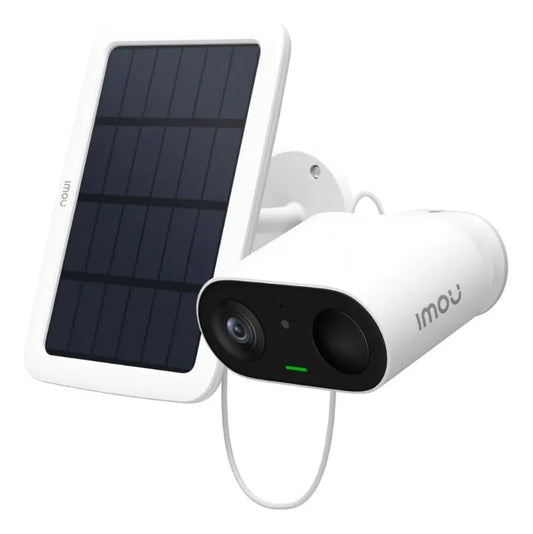 Camara Seguridad Wifi Con Panel Solar Imou Cell Go 3mp 2k Color Blanco