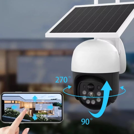 Cámara De Seguridad Exterior Con Panel Solar 4g