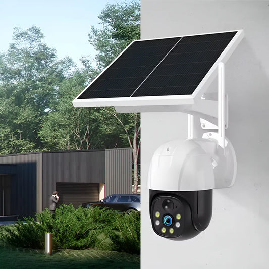 Cámara De Seguridad Exterior Con Panel Solar 4g