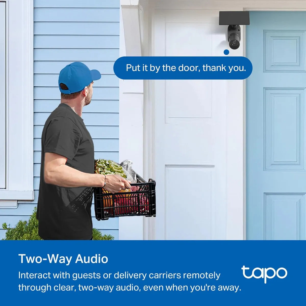 Kit Tapo Solarcam C403 Panel De Cámara Con Batería Para Ext Color Negro