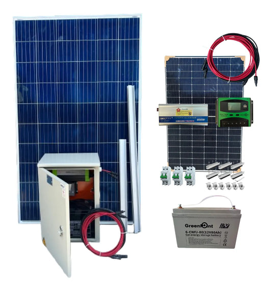 Kit Solar 800w Planta Solar Fincas, Casas, Onda Modificada
