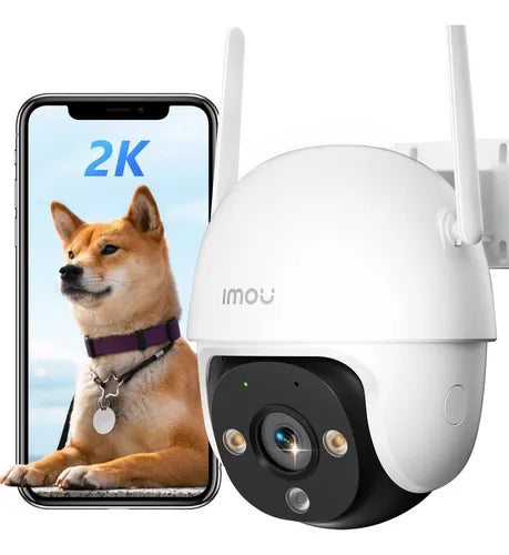 Imou Cámara Seguridad Exterior Wifi Dk7 3mp Audio Todo Color Color Blanco