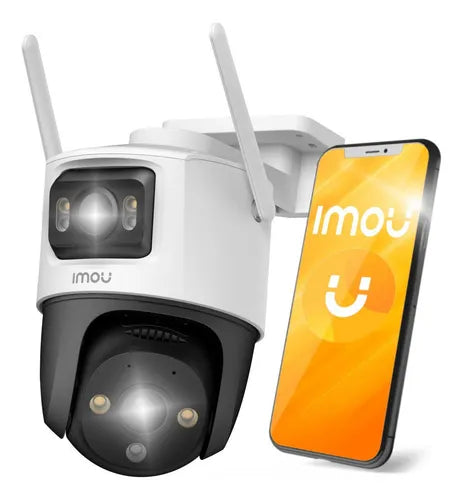 Camara De Seguridad Imou Wifi Dual 6mp Doble Lente 3mp+3mp Color Blanco/Negro